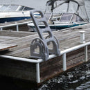 Dock Ladder Polyethylene Angled Flip-Up - 4 Steps