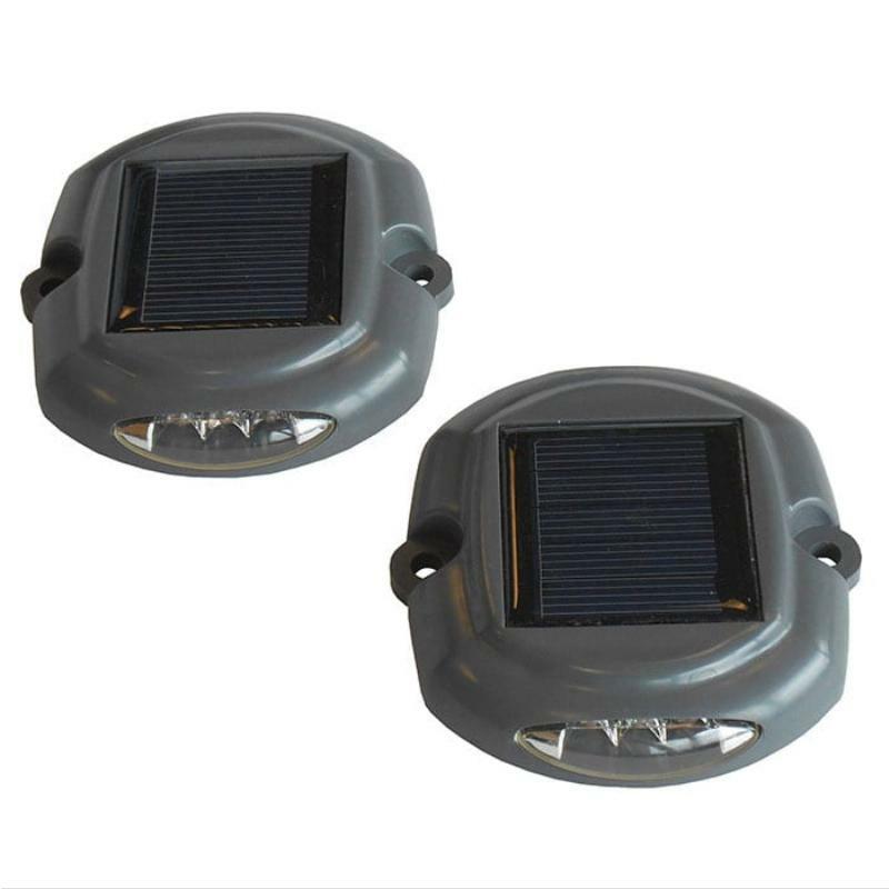 Dock Lite Solar LED Dock & Deck Light (2 Pack)