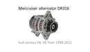 DR316 Mercruiser Alternator