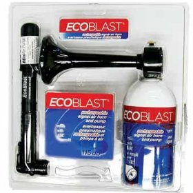 Ecoblast Air Horn - Rechargeable w/ Pump-RWB-Cassell Marine