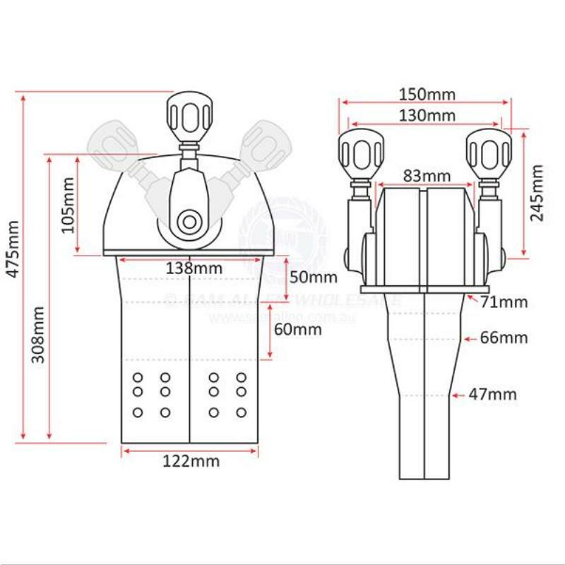 Engine Control Top Mount - Stainless Steel