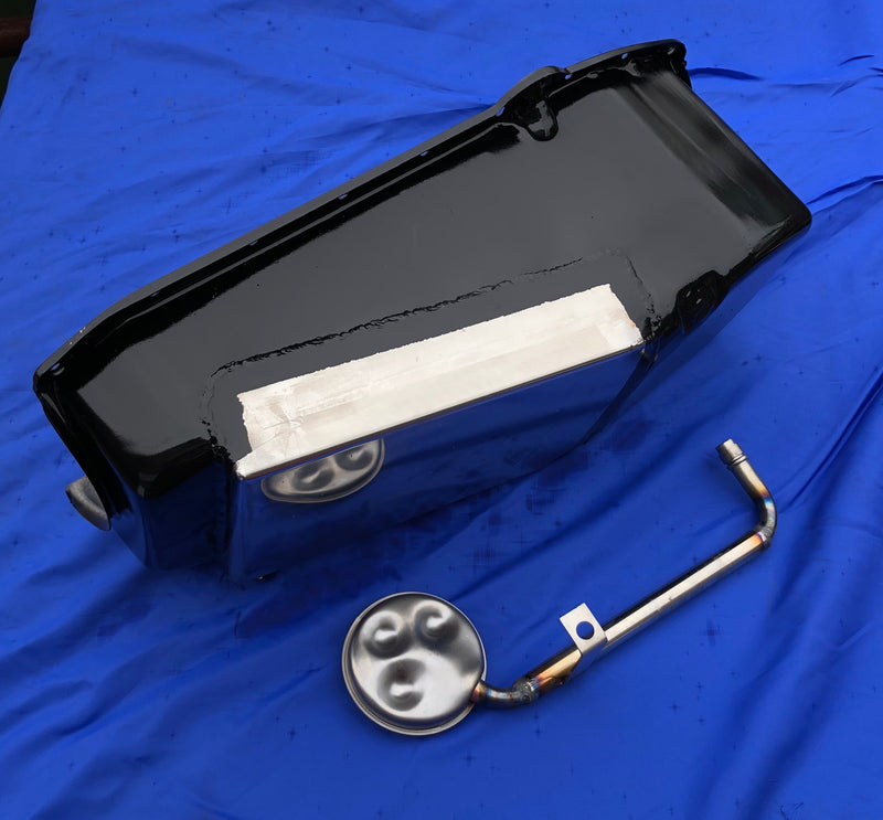 Engine Sump - Stainless Modified Pan - LATE CHEV VORTEC-Cassell Marine-Cassell Marine