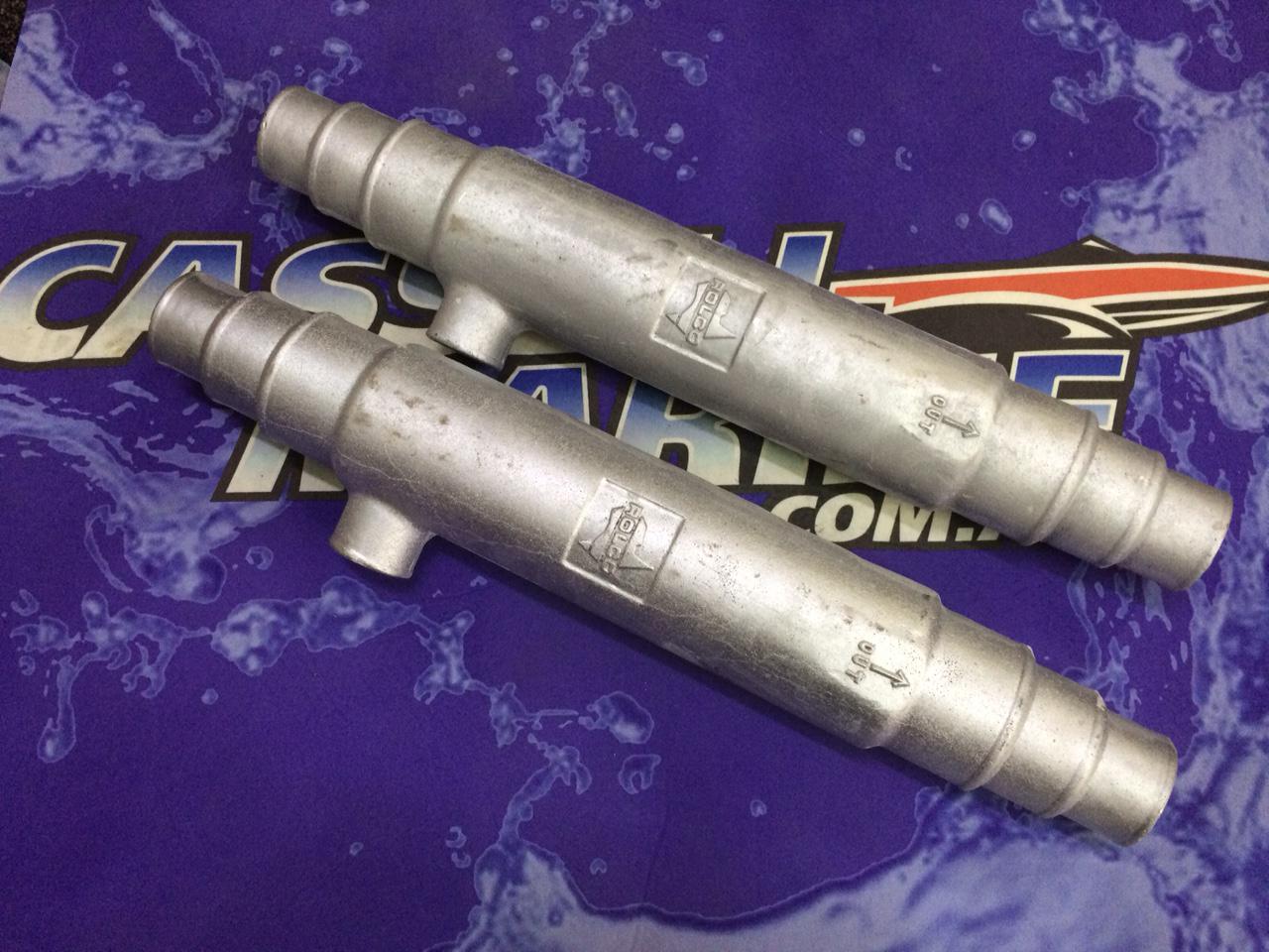 Exhaust Muffler Silencer with Balance Pipe