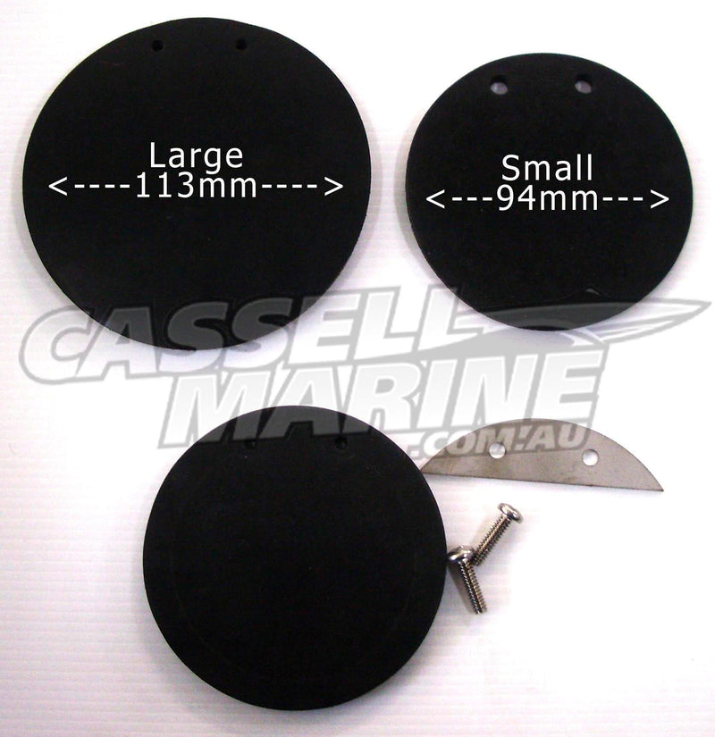 Exhaust Rubber Flap - suit Ski Boat Megaphone Outlet - 94mm Small Flap Only-CASSELL-Cassell Marine