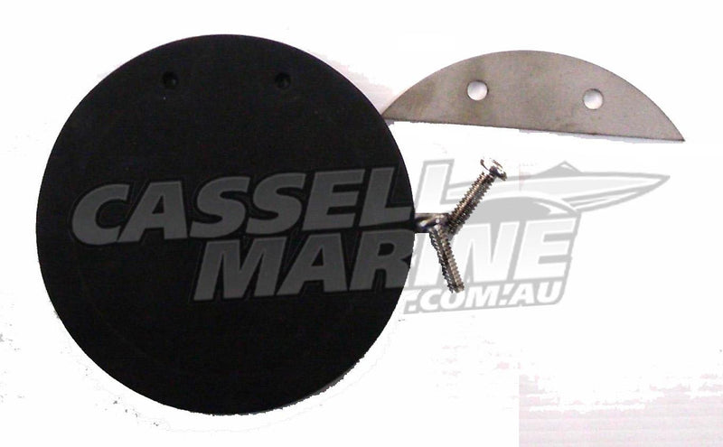 Exhaust Rubber Flap - suit Ski Boat Megaphone Outlet - 94mm Small Flap Only-CASSELL-Cassell Marine