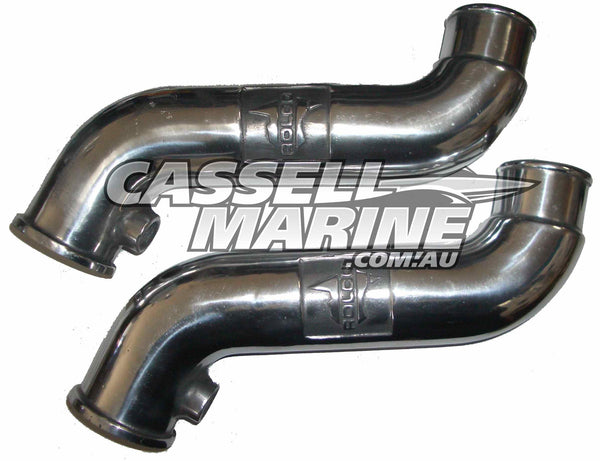 Exhaust S Bends Aluminium Rolco suit Ski Boat-CASSELL-Cassell Marine