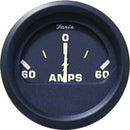 Faria 2" Ammeter 60-0-60 AMPS Euro Black-CASSELL MARINE-Cassell Marine