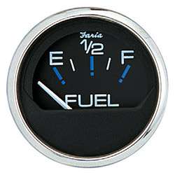 Faria FUEL Gauge Chesapeake SS Black-CASSELL MARINE-Cassell Marine