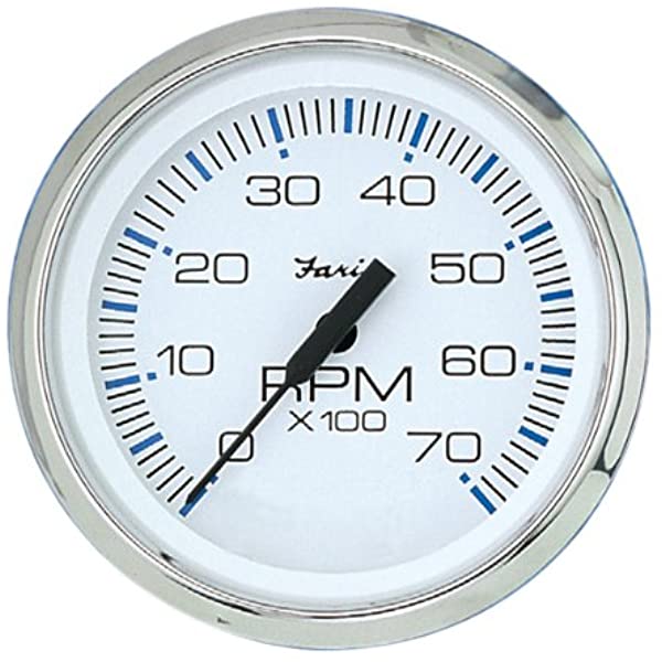 Faria TACHO 7000 RPM Chesapeake SS White-CASSELL MARINE-Cassell Marine