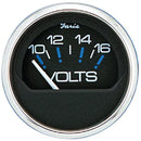 Faria VOLTMETER Gauge Chesapeake SS Black-CASSELL MARINE-Cassell Marine