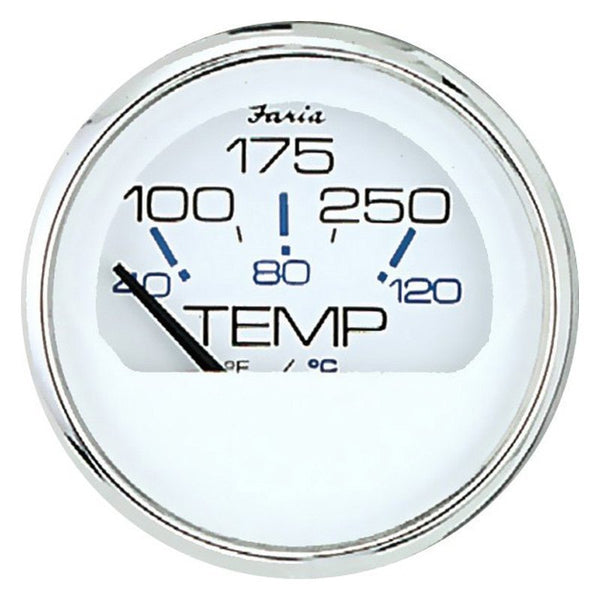 Faria WATER TEMP Chesapeake SS White-CASSELL MARINE-Cassell Marine