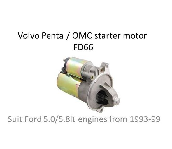 FD66 Volvo Penta starter motor