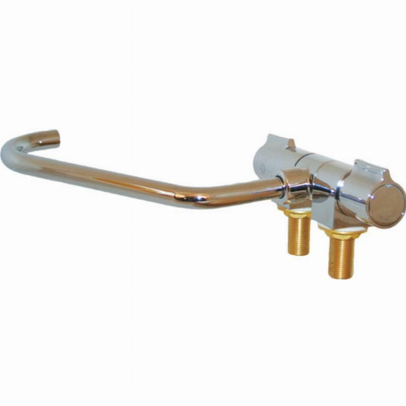 Folding Taps - Chrome Brass - Mixer Faucet with Long Reach Spout