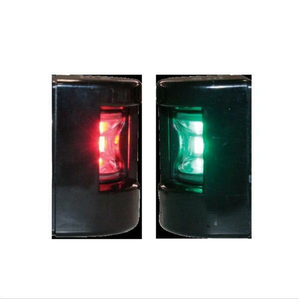 FOS 12 LED Port & Starboard Lights - Traditional Vertical Mount (Pair)