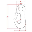 Galvanised Snap Hook