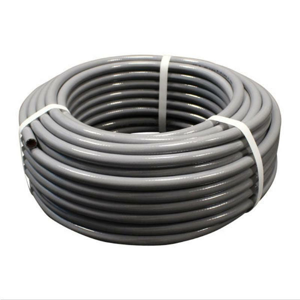 Grey Reinforced PVC Fuel Hose - 33m Roll