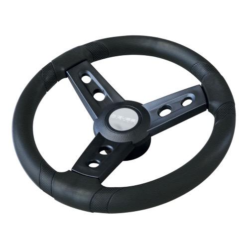 Gussi Italia Steering Wheel Lugana Three Spoke 350mm Black