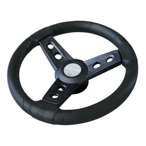 Gussi Italia Steering Wheel Lugana Three Spoke 350mm Black