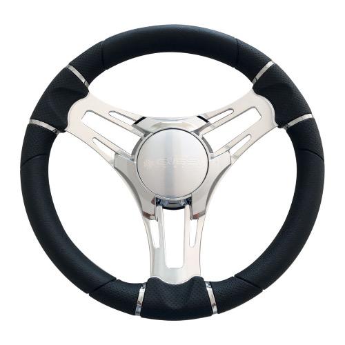 Gussi Italia Steering Wheel Verona Three Spoke 350mm Polished