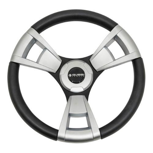 Gussi Italia Wheel Model 13 Black Brushed Spoke 342mm