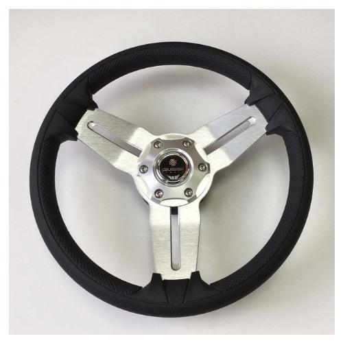 Gussi Italia Wheel Model 15 Black Alloy Spoke 381mm