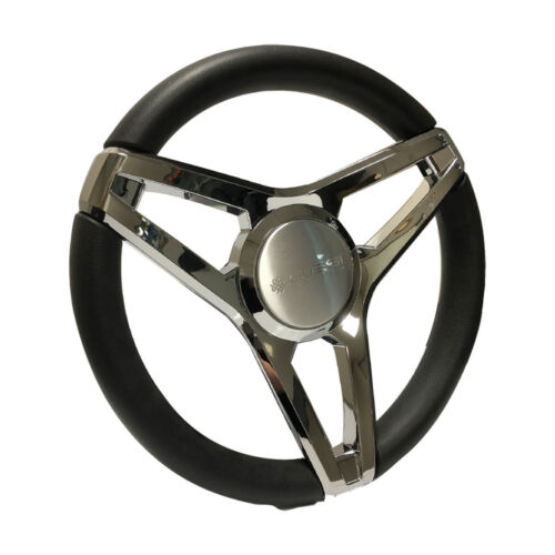 Gussi Italia Wheel Molino Black Chrome Spoke 342mm