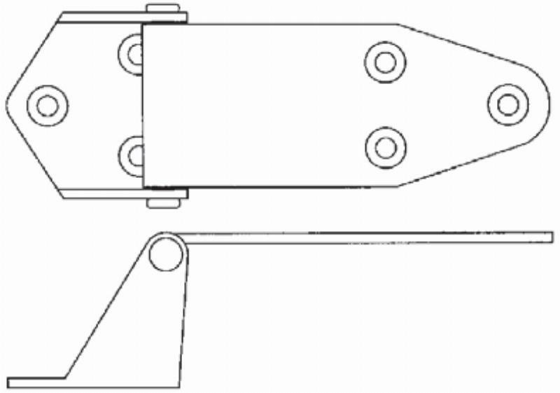 Hinge - Offset Stainless