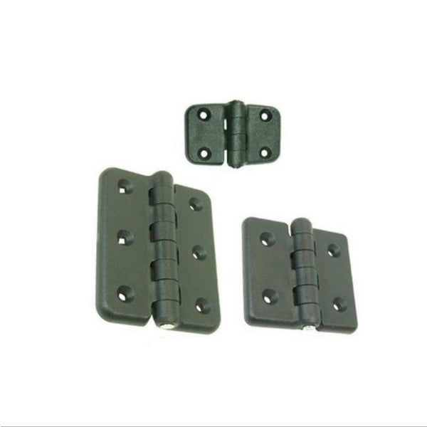 Hinges - UV Stabilised Black Nylon Butt Hinges (Pair)