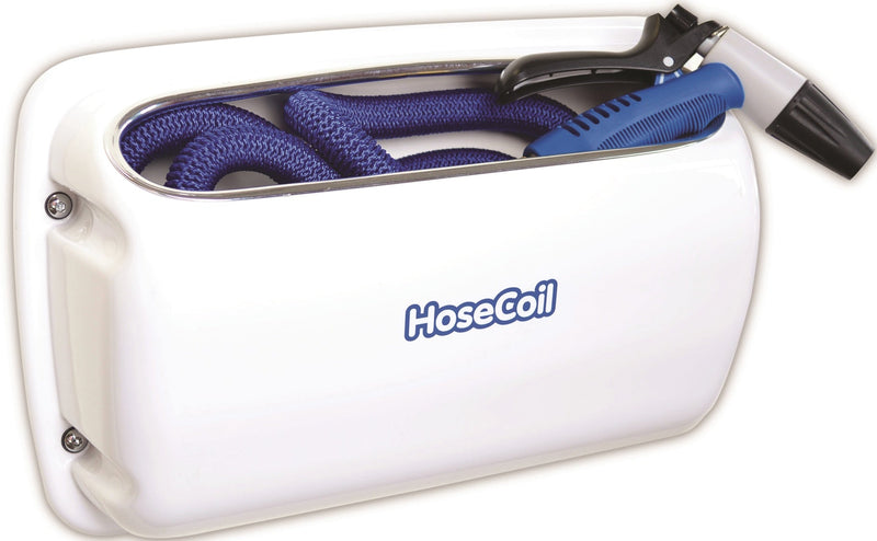 HoseCoil Horizontal Mount Expandable Hose 7.6m