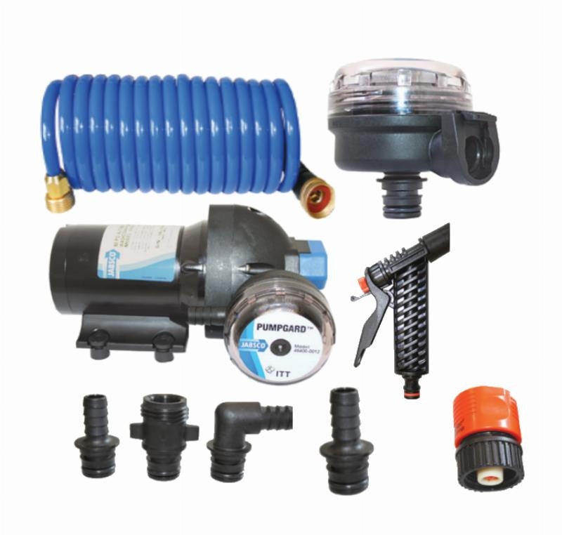 Jabsco Hotshot 4 Deck Washdown Kit 60psi - 12V J20-262