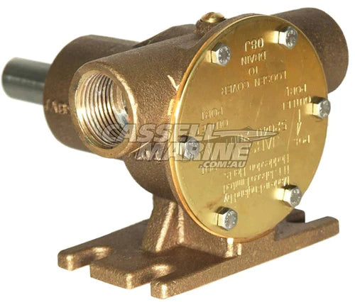 Jabsco Pump 6490-2901 1/2" NLA Replacement Pump Jabsco 1/2" WITH Pulley and Hose Reducers