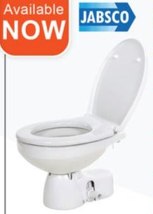 Jabsco Quiet Flush E2 Marine Toilet - Rotatable Base