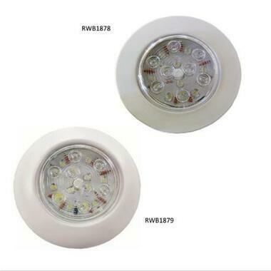 LED Cabin Light - Push On/Off (16 LEDs)-RWB-Cassell Marine