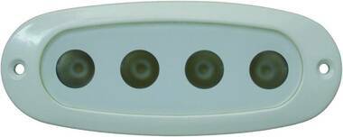LED Flood / Docking Light - Slimline Flush Mount - 12-24V-RWB-Cassell Marine