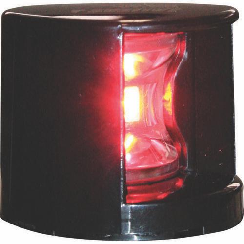 LED Port & Starboard Navigation Lights - Black Horizontal Mount - 12V