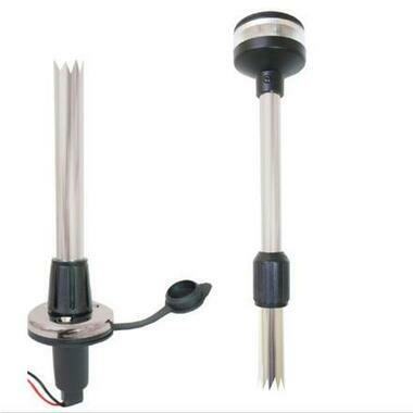 LED Telescopic 360 Degree Light - Plug In Base-RWB-Cassell Marine