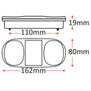 LED Trailer Light - Low Profile (Pair)