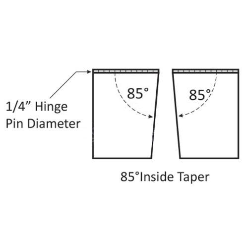 Lenco Trim Tab Kit - Tapered Plates