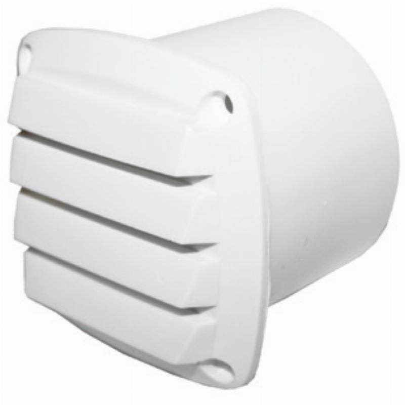 Louvre/Blower Vent Nylon 75mm - Black