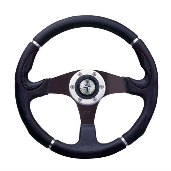 Luisi Steering Wheel - Orion Three Spoke Aluminium - Black/black