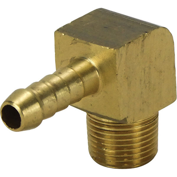 Male Brass Elbow Hose Tails With BSP Thread