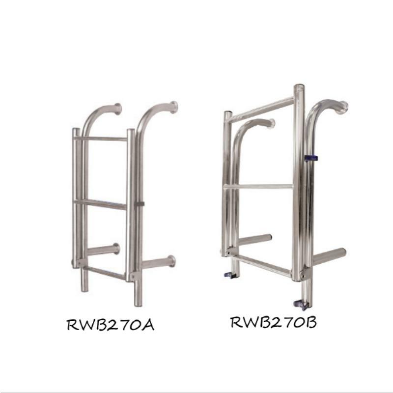 Manta High Quality Ladders - 4 Rung Yacht Ladder