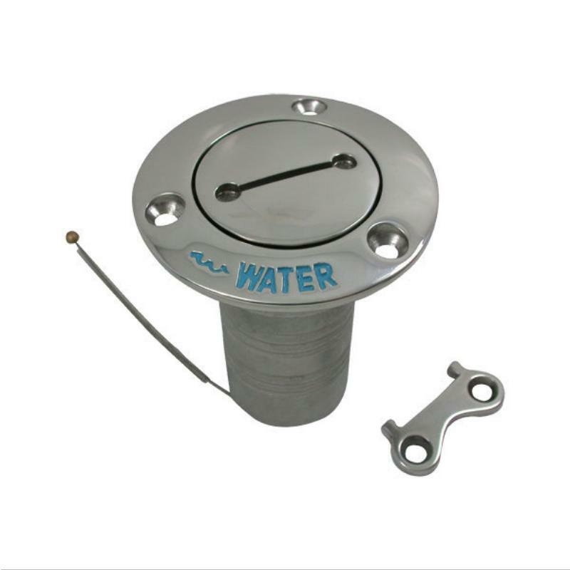 Marine Town Deck Filler - Cast 316 Stainless Steel - Water