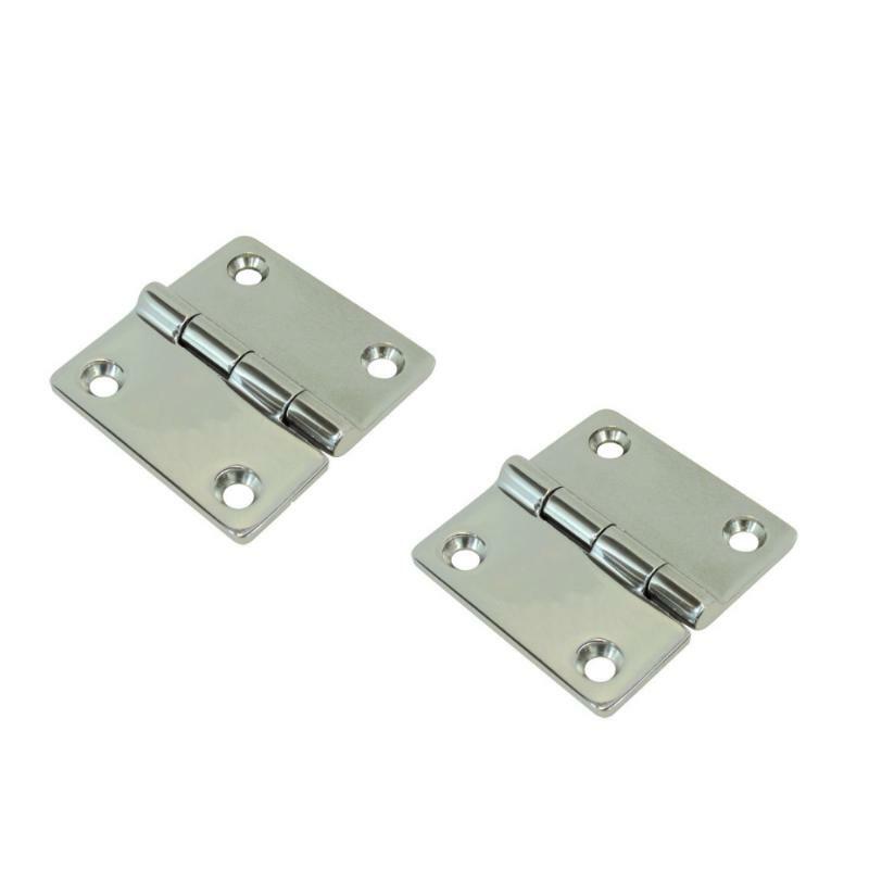 Marine Town Hinges - 316 Stainless Steel - 52mm (Pair)-BLA-Cassell Marine