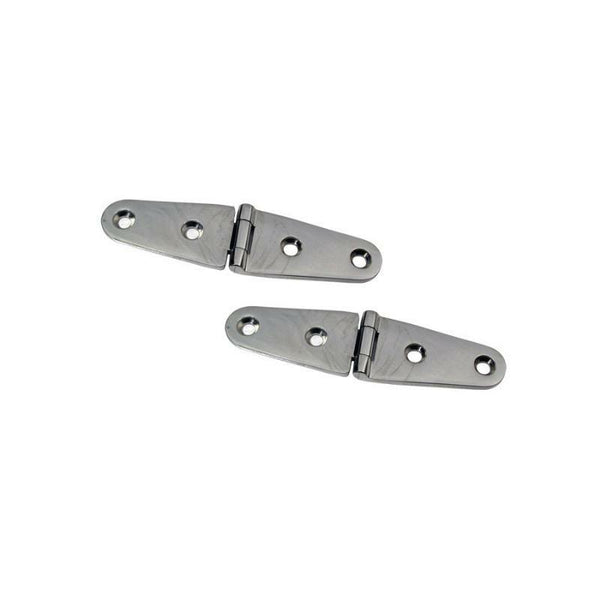 Marine Town Hinges Strap - 316 Stainless Steel - 104mm (Pair)-BLA-Cassell Marine