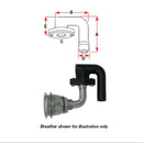 Marine Town 'P' Trap Tank Vent Adaptor - Nylon