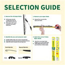 MARINE STAINLESS STEEL WIPER  BLADES