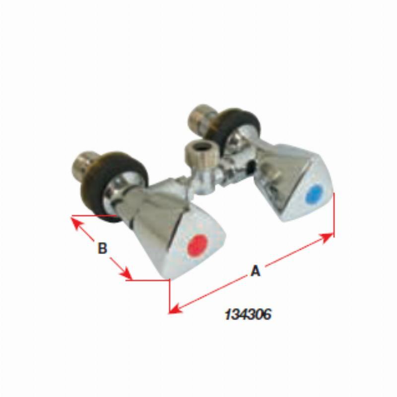 Mini Tap - Chrome Plated Brass, Shower Mixer