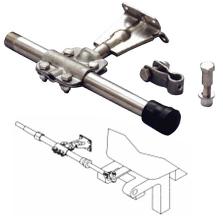 Morse Teleflex Stainless 280502 Transom Support Kits Steering-BLA-Cassell Marine