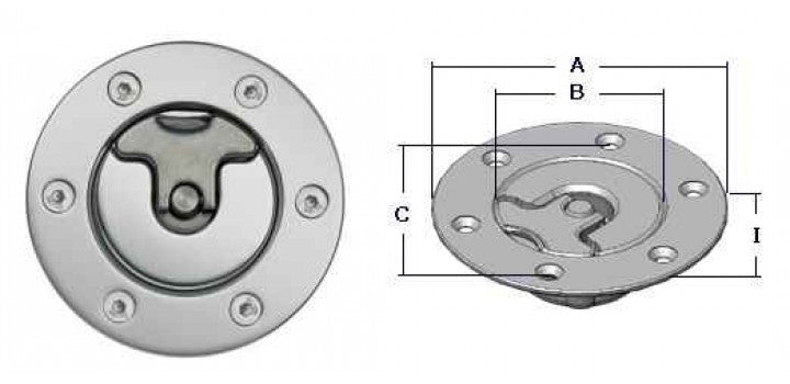 Newton 200 Series Tank Mounted Deck Filler Caps